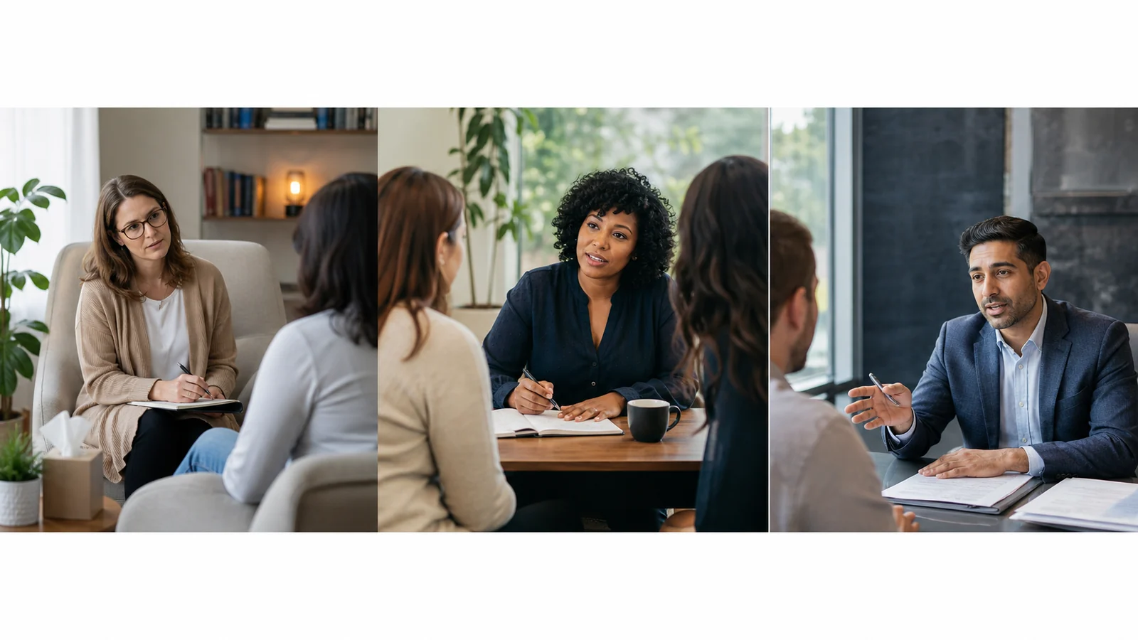 A real coaching check-in: someone across the table asking what actually happened since last time