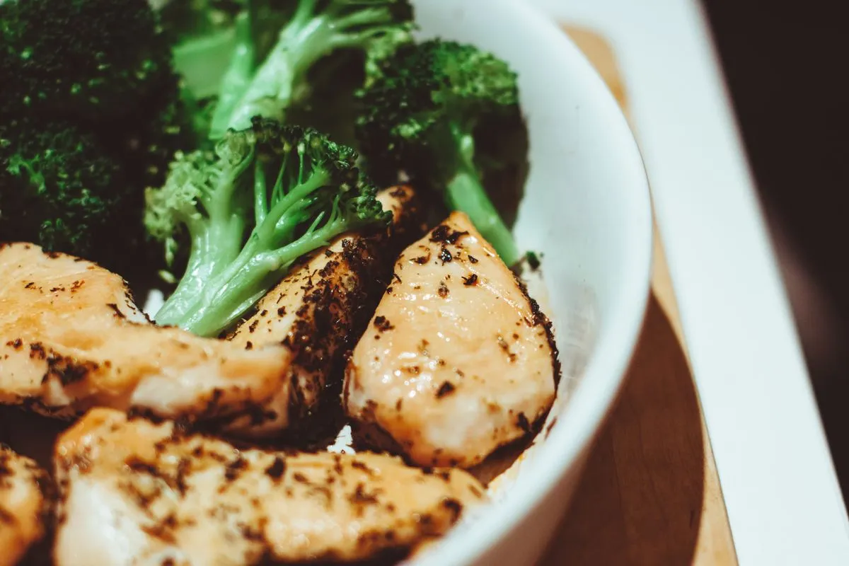 Phillips's targets scale with training status, not bodyweight alone. Chicken, beef, fish, eggs. The dense-protein staples that hit the leucine threshold reliably.