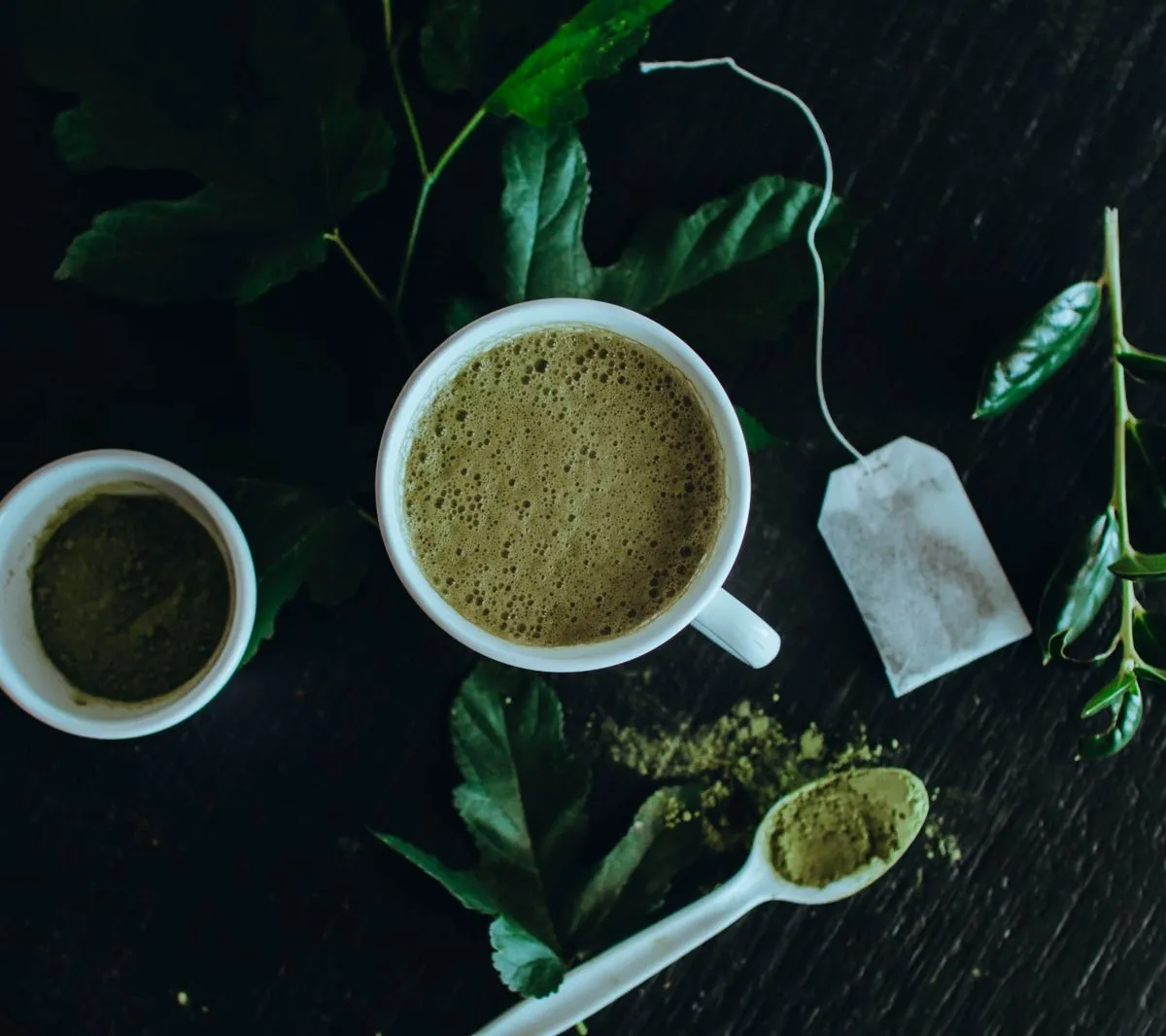 Matcha and green tea, the natural source of L-theanine, the compound used acutely during RSD spikes.
